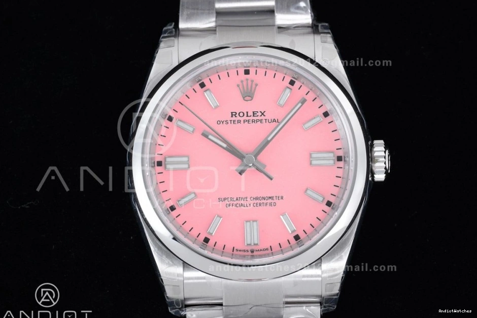 Flexible Dial Steel Pink 972 Oyster 126000 1:1 Edition 904L Best DD3230 VSF 36mm Perpetual V 0518